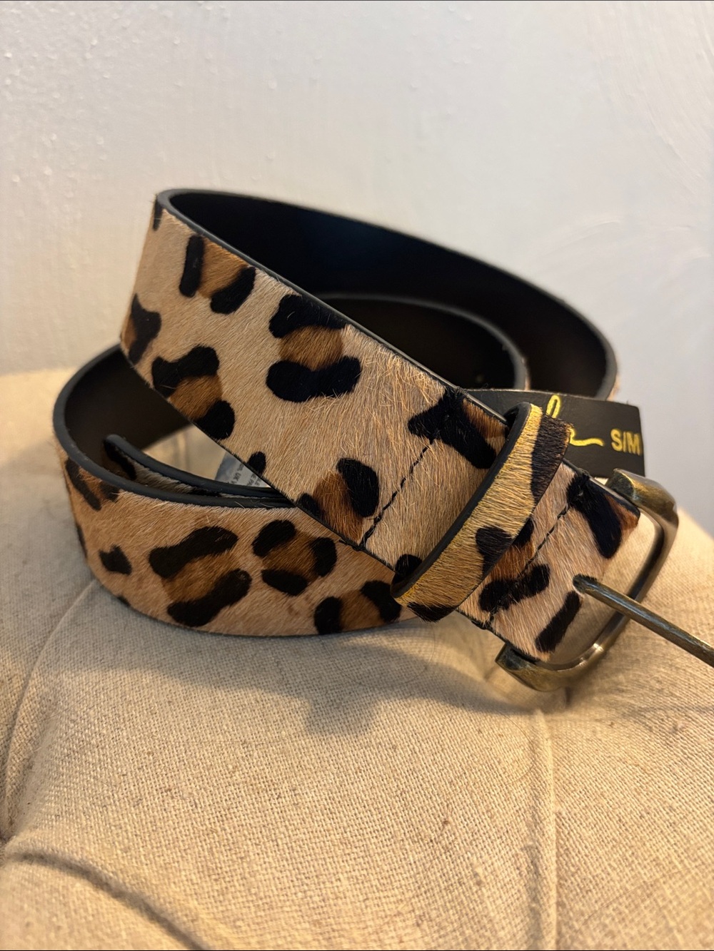 Free people Leopard Print Women’s Leather Belt -